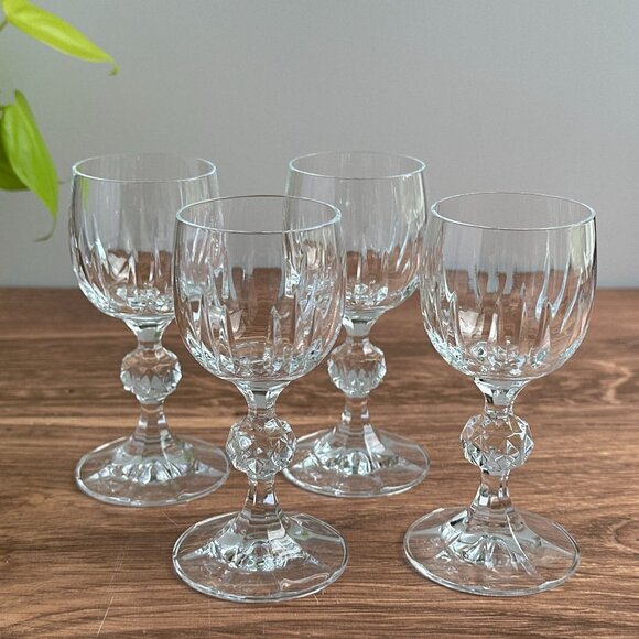 Bohemia Crystalex Cut Crystal Cordials (Set of 4) - Picture 2 of 11